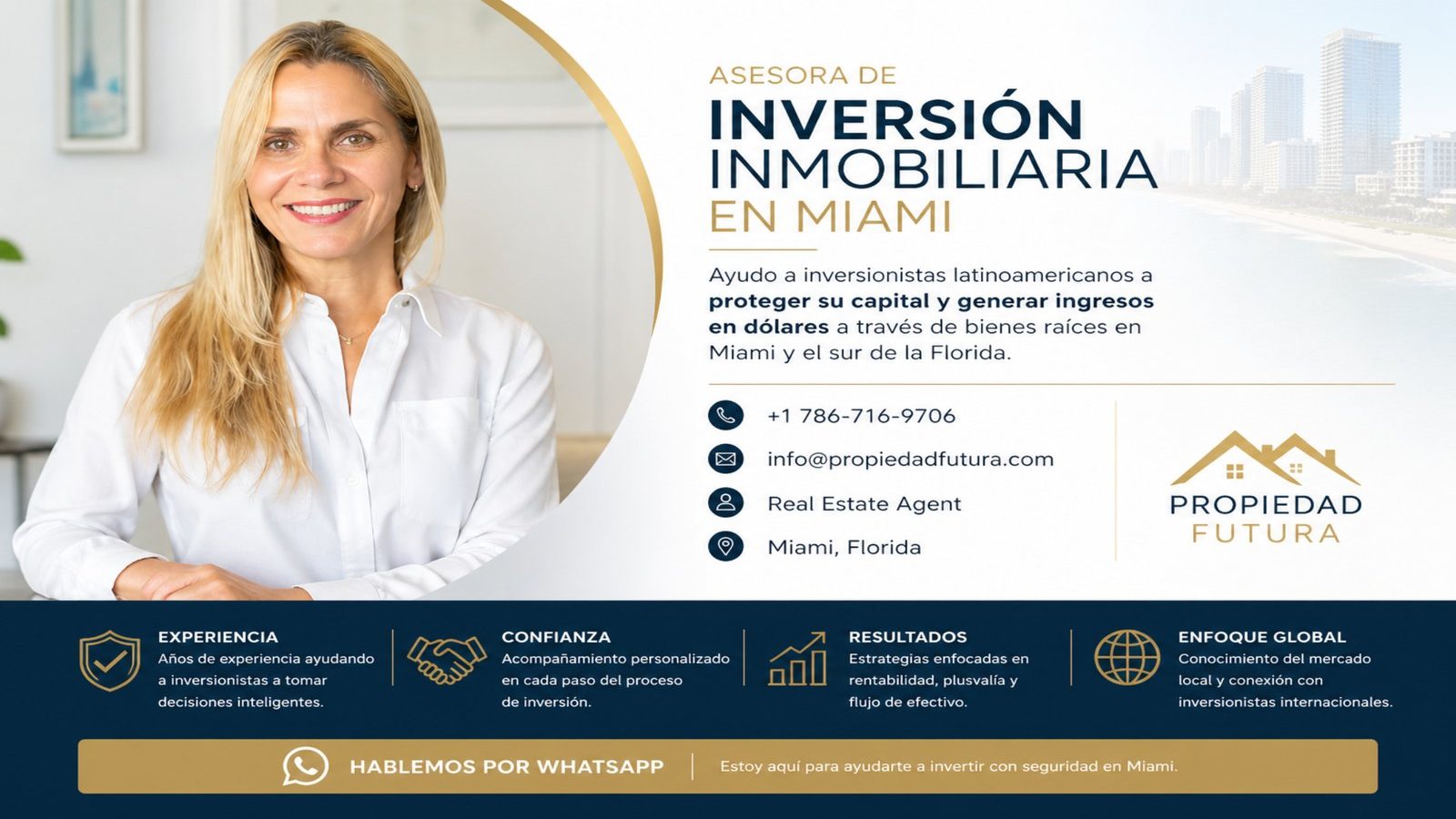 Ana Maria Pineres, Miami real estate investment advisor